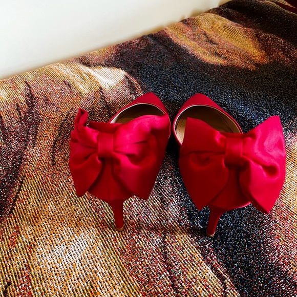 Tanzi size 8.5 satin evening shoe - Picture 4 of 4